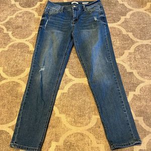 Kensie Indigo Relaxed Boyfriend Jeans